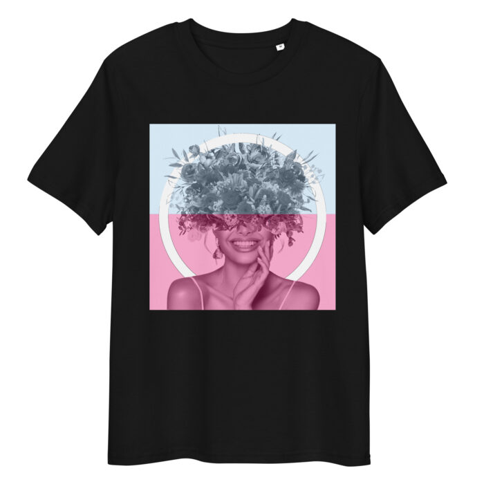 Pop Art T-Shirt Flower Girl - Image 2